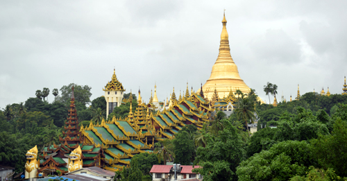 Pagoda Schwedagon - Hotel Lavender - Rangún - Mjanmarsko