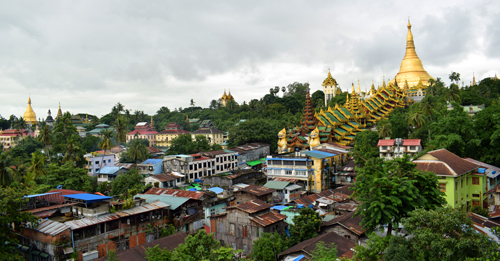 Pagoda Schwedagon - Rangún - Mjanmarsko