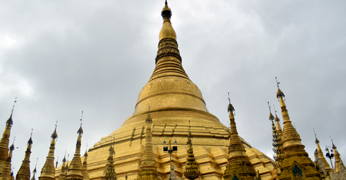 Zlatá pagoda - Rangún - Mjanmarsko