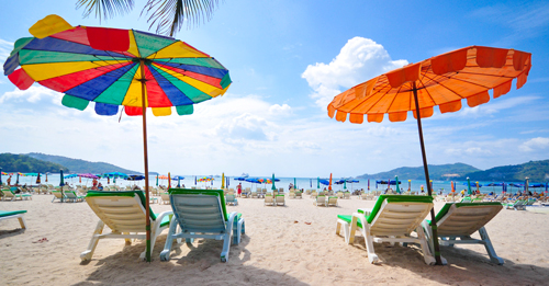 Pláž Patong Beach na ostrove Phuket