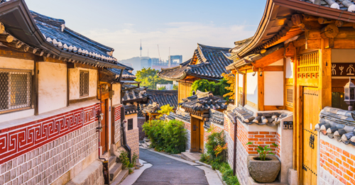 Dedinka Bukchon Hanok - Južná Kórea