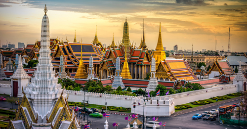 Budhistické chrámy v Bangkoku
