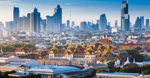 Panoráma mesta Bangkok