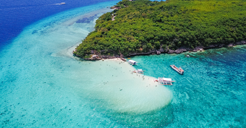 Nádherné pláže na ostrove Cebu