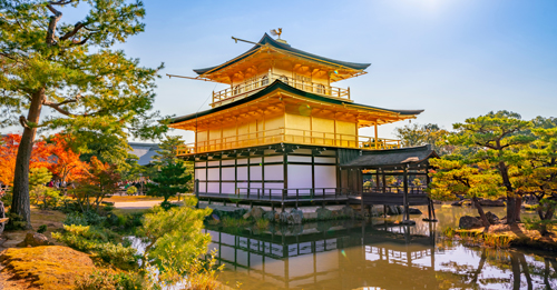 Zlatý chrám v Kjóte